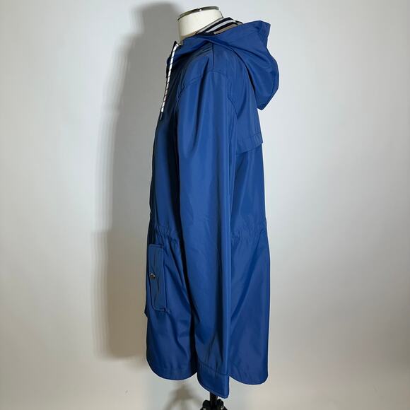 Weatherproof Weathercast Denim Blue Nautical Anorak Jacket Hooded Womens Size XL - Picture 4 of 12